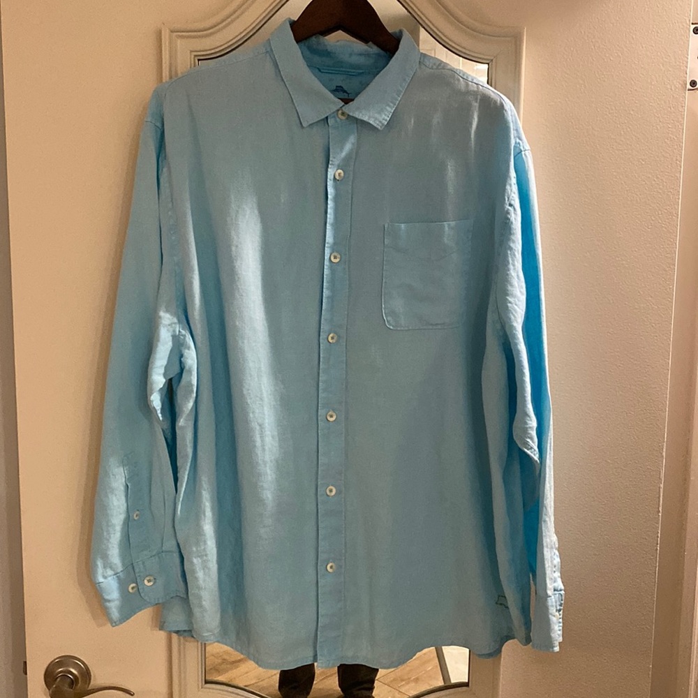 Tommy Bahama 100% Linen Shirt- 2XL/2TG